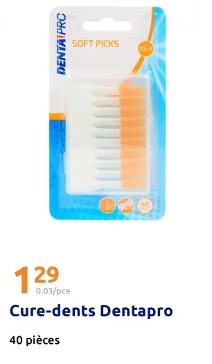 Offre: Cure-dents Dentapro