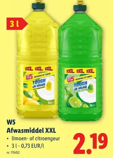 Promotie: Afwasmiddel XXL