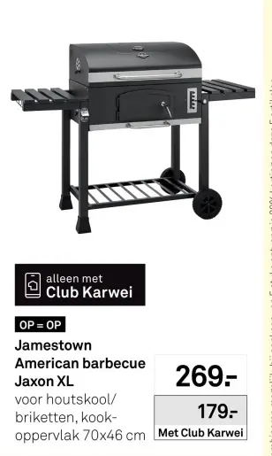 Aanbieding: Jamestown American barbecue Jaxon XL