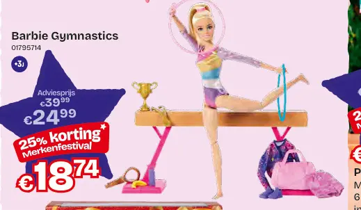 Aanbieding: Barbie Gymnastics