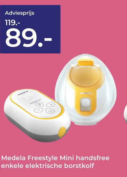Aanbieding: Freestyle Mini handsfree enkele elektrische borstkolf
