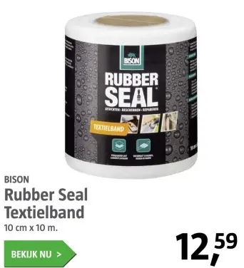 Aanbieding: Rubber Seal Textielband