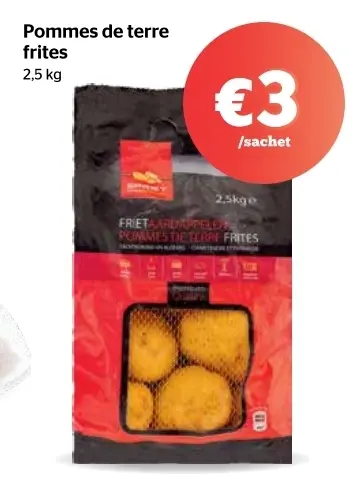 Offre: Pommes de terre frites