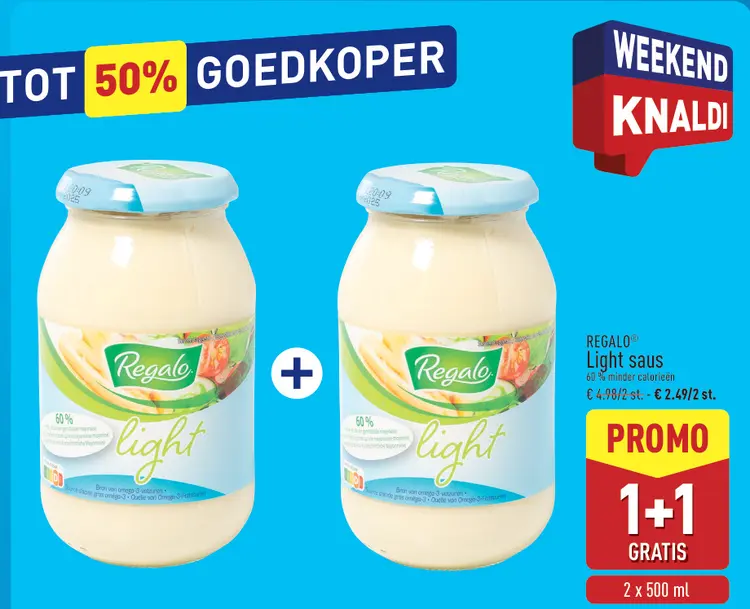 Promotie: Light saus
