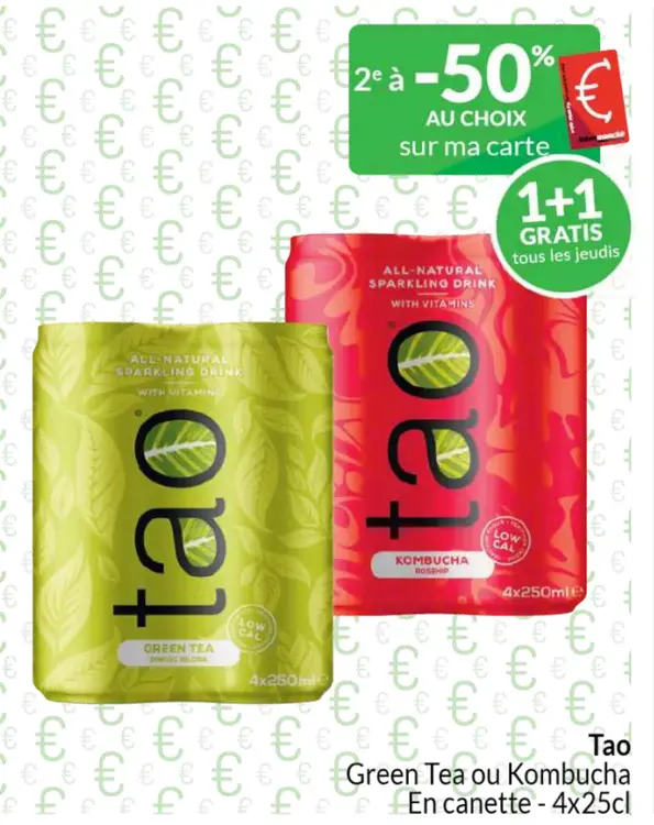 Offre: Green Tea ou Kombucha