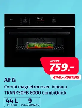 Aanbieding: AEG TK6NK50FB 6000 CombiQuick