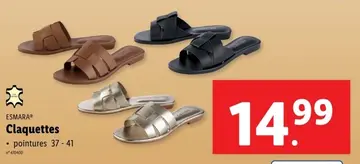 Offre: Claquettes