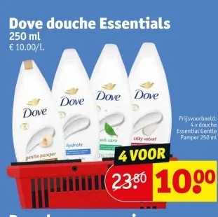 Aanbieding: Dove douche Essentials