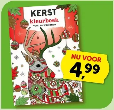 Aanbieding: KERST kleurboek