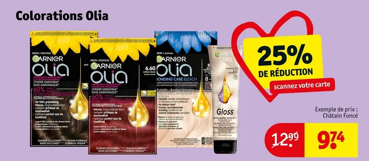Offre: Colorations Olia