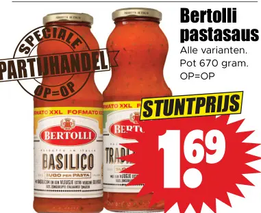 Aanbieding: Bertollii pastasaus