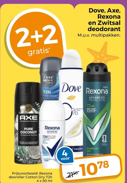 Aanbieding: deodorant
