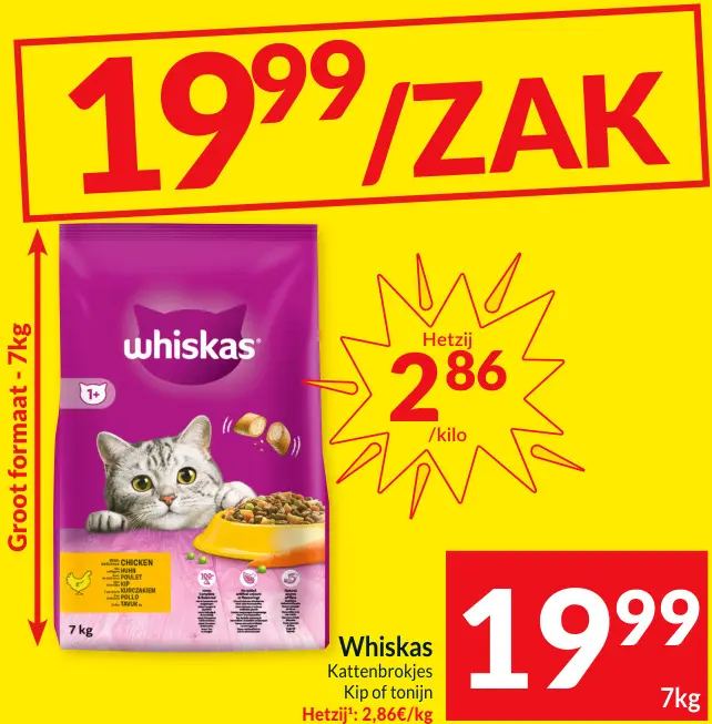 Promotie: Kattenbrokjes Kip of tonijn
