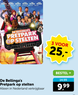 Aanbieding: De Bellinga's Pretpark op stelten