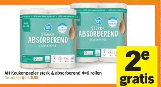 Aanbieding: Keukenpapier sterk & absorberend