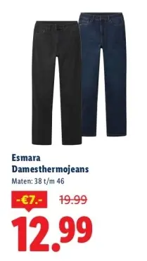 Aanbieding: Damesthermojeans