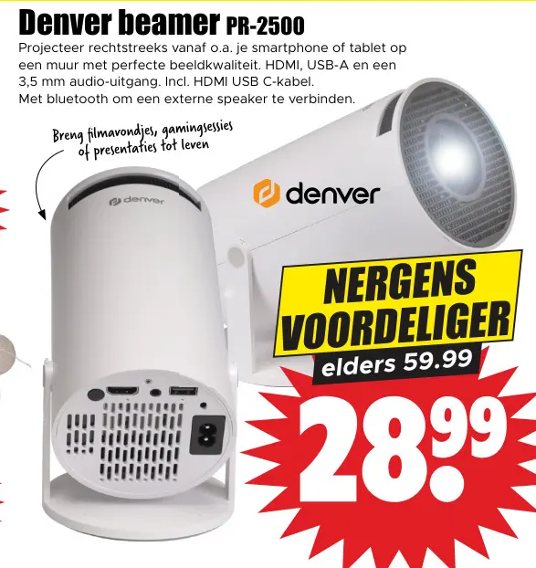 Aanbieding: Beamer PR-2500