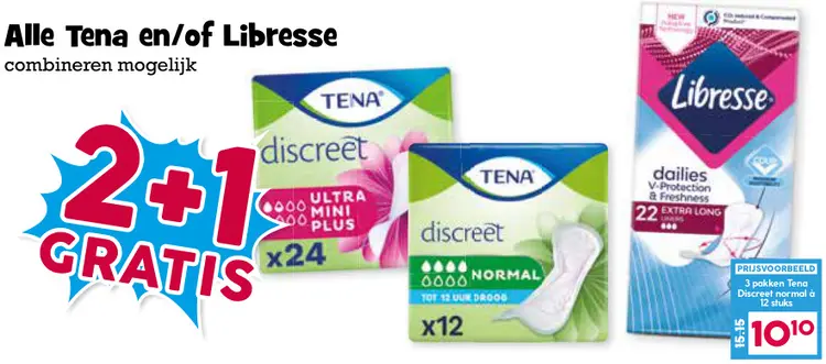 Aanbieding: Tena en/of Libresse
