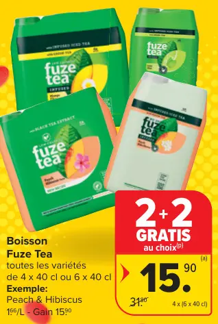 Offre: Fuze Tea