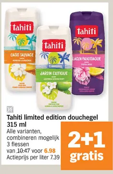 Aanbieding: Tahiti limited edition douchegel