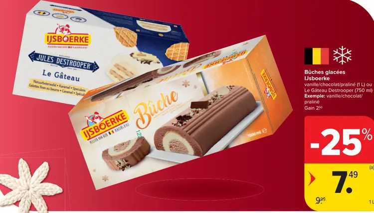 Offre: Bûches glacées