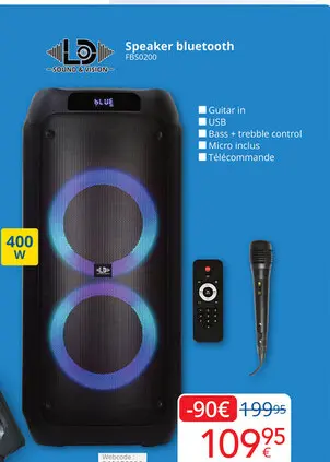 Offre: Speaker bluetooth