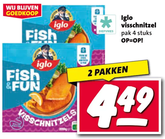 Aanbieding: Iglo visschnitzel