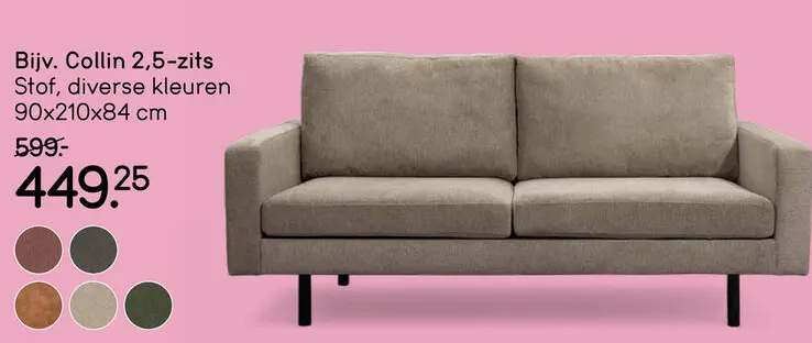 Aanbieding: Collin 2,5-zits