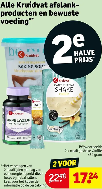 Promotie: Afslankproducten en bewuste voeding