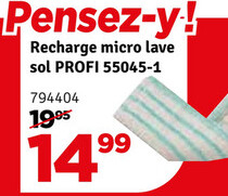 Offre: Recharge micro lave sol PROFI 55045-1