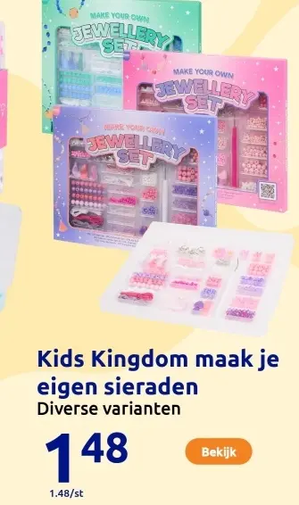 Aanbieding: Kids Kingdom maak je eigen sieraden