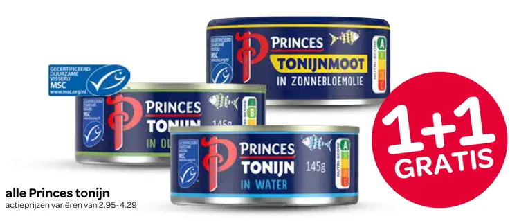 Aanbieding: Princes tonijn