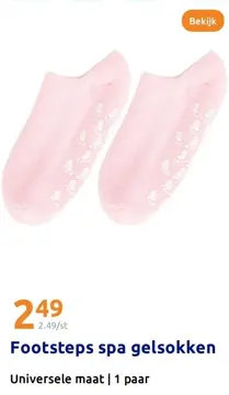 Aanbieding: Footsteps spa gelsokken