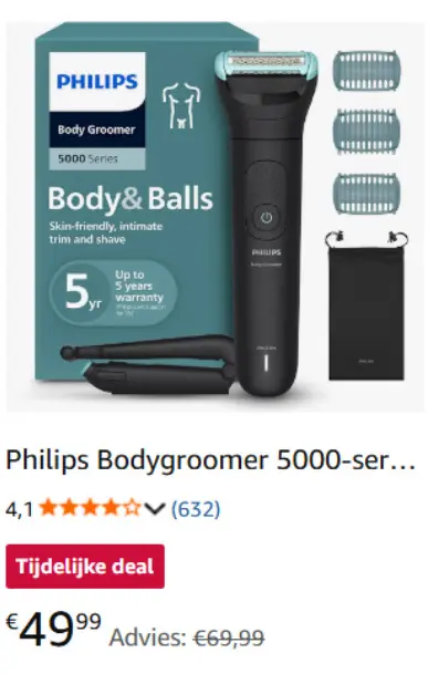 Promotie: Bodygroomer 5000-serie