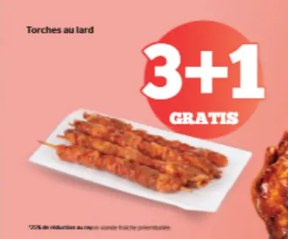Offre: Torches au lard