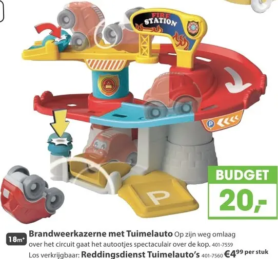 Aanbieding: Brandweerkazerne met Tuimelauto
