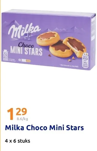 Aanbieding: Milka Choco Mini Stars