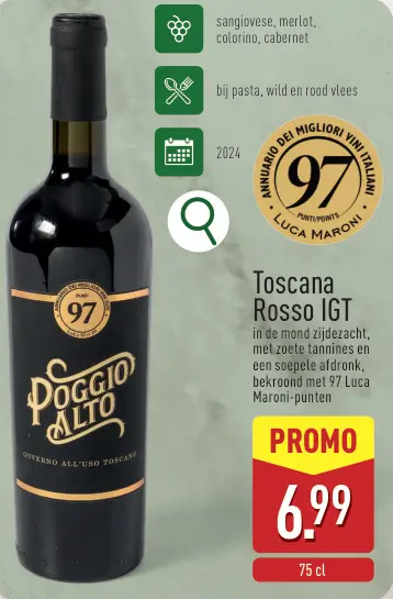 Promotie: Toscana Rosso IGT