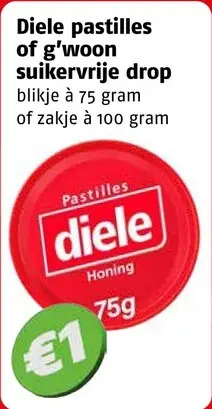 Aanbieding: Pastilles of g'woon suikervrije drop