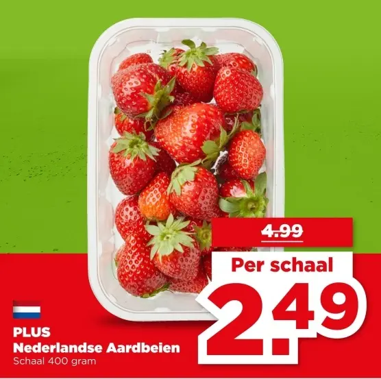 Aanbieding: Nederlandse Aardbeien