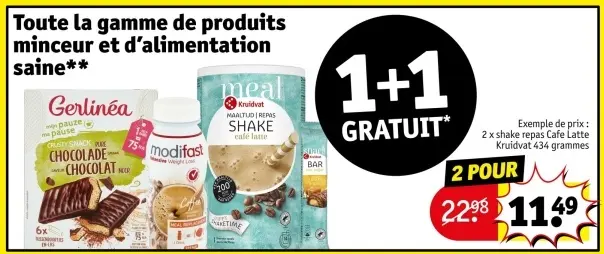 Offre: Toute la gamme de produits minceur et d'alimentation saine