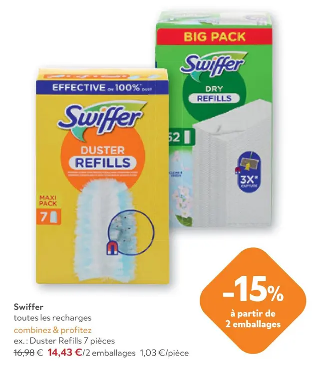 Offre: Swiffer Duster Refills