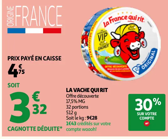 Offre: La vache qui rit