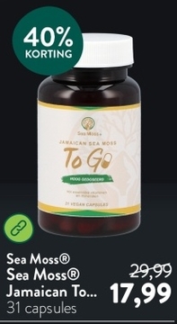 Aanbieding: Sea Moss® Jamaican To Go - 31 capsules