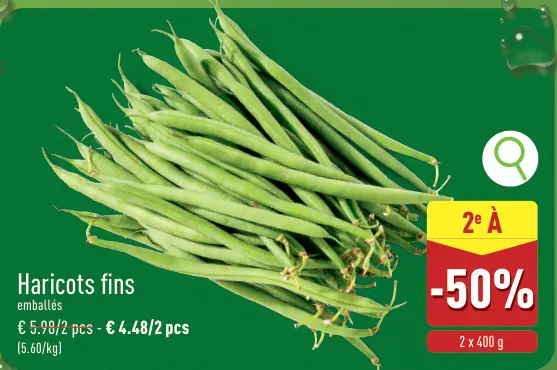 Offre: Haricots Fins