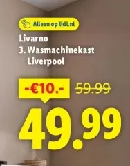 Aanbieding: Wasmachinekast Liverpool