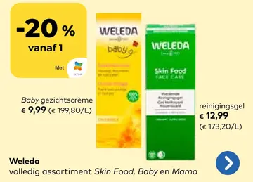 Aanbieding: Baby gezichtscrème