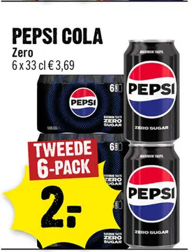 Aanbieding: PEPSI COLA Zero