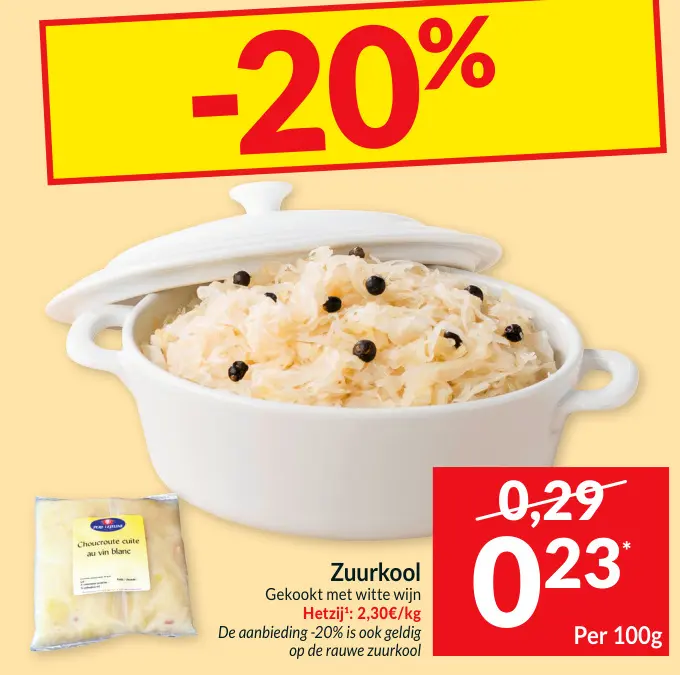 Promotie: Zuurkool