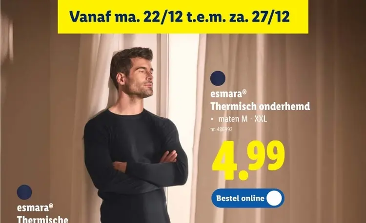 Promotie: Thermisch onderhemd